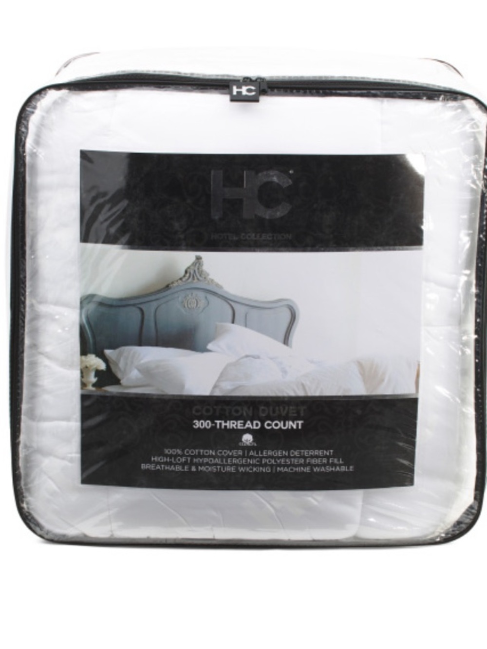Home Collection White Cotton Comforter - 300-Thread Count